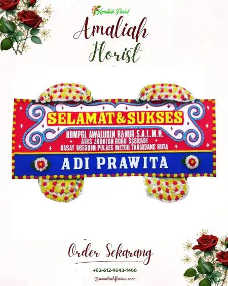 Papan Bunga Ucapan Selamat Gondangrejo