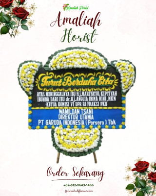 Papan Bunga Duka di Gondangrejo