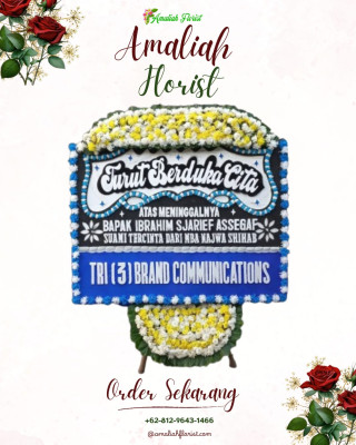 Papan Bunga Duka di Gondangrejo