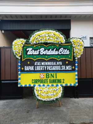 Papan Bunga Duka di Gondangrejo