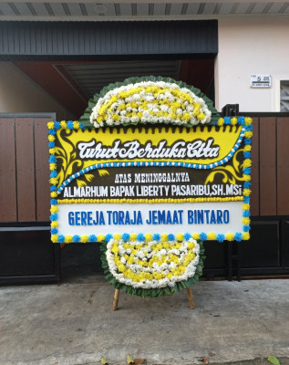 Papan Bunga Duka di Gondangrejo